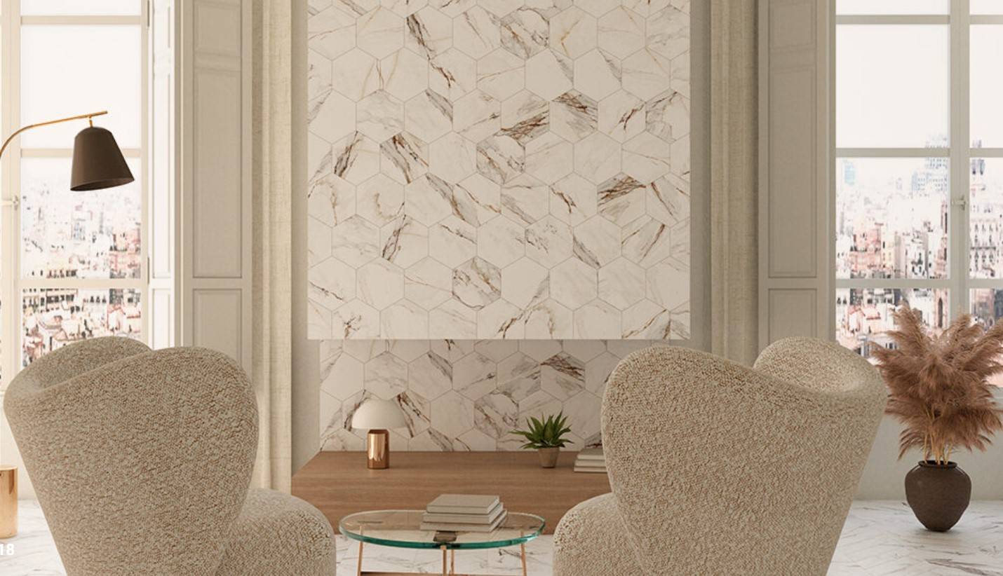 Du carrelage au mur comme un tableau