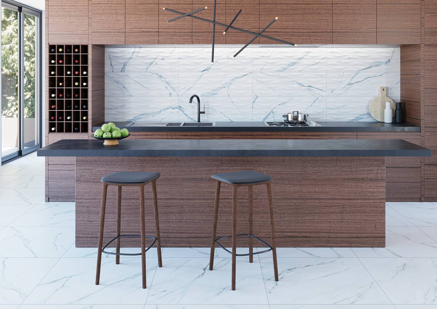 carrelage de salle de bains sur le bassin d'arcachon