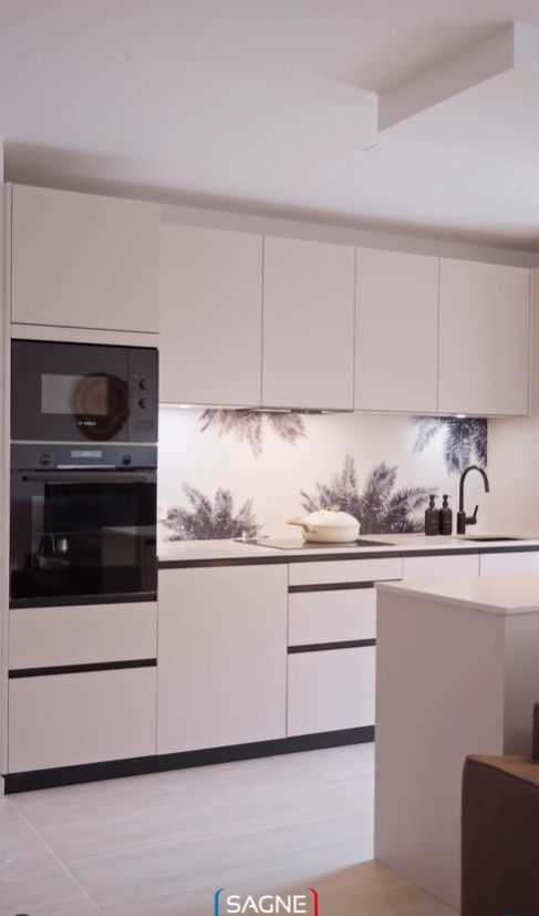  poignées profilées finition alu