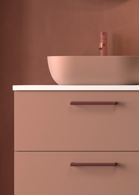 Meuble de salle de bain contemporain