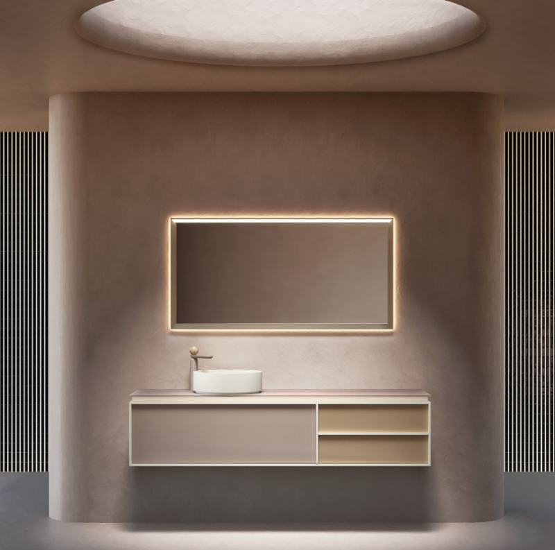 Mobilier salle de bain design sur mesure 